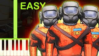 LETHAL COMPANY THEME - EASY Piano Tutorial