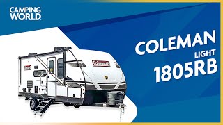 ONLY 23 FT LIGHTWEIGHT Couples Travel Trailer | 2022 Coleman Light 1805RB RV Review