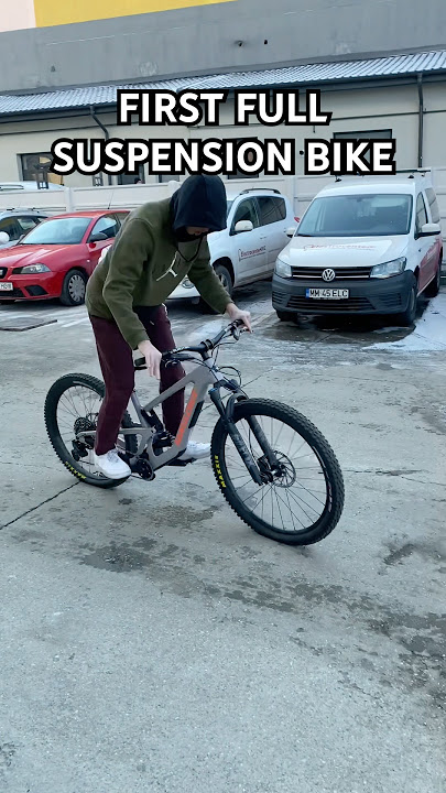 First FULL-SUSPENSION MTB Bike #bike #bicycle #mtb #mountainbike #downhill