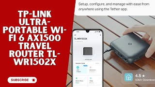 TP-Link TL-WR1502X Review – Wi-Fi 6 AX1500 Travel Router