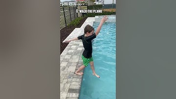 10 Ways to Jump Into a Pool!