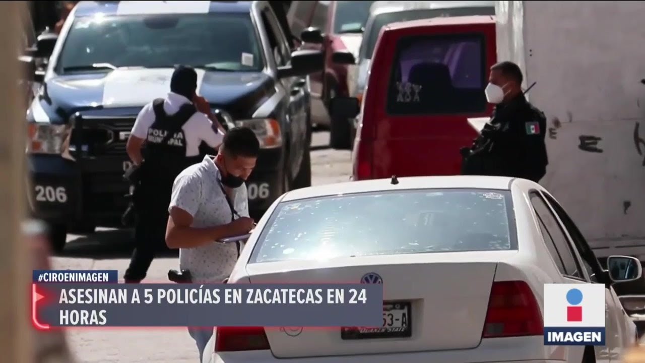 Asesinan a cinco policías en Zacatecas en 24 horas | Noticias con Ciro ...