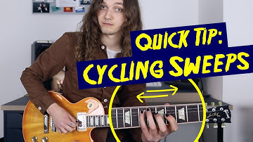 PRACTICE SWEEPS IN A CYCLING SEQUENCE - Pete & Vinnie 3-Minute Guitar Tips
