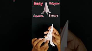 🚀🚀How to make an Easy Origami Space Shuttle 🚀🚀 #shorts