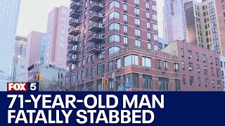 NYC stabbing leaves man 71 dead 78-year-old taken into custody
