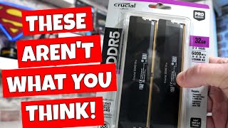 Crucial Pro Overclock Edition Cheapest DDR5 XMP EXPO Certified 6000mhz Is Not What You Think