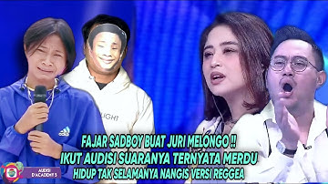 Awalnya Di Remehkan,Fajar Sadboy Bawakan Lagu Hidup Tak Selamanya Nangis,Ternyata Cuma Topeng|Parodi