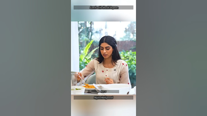 lunch with khushi kapoor in her house in celebrity podcast #shorts #food #recipe #bollywood#trending