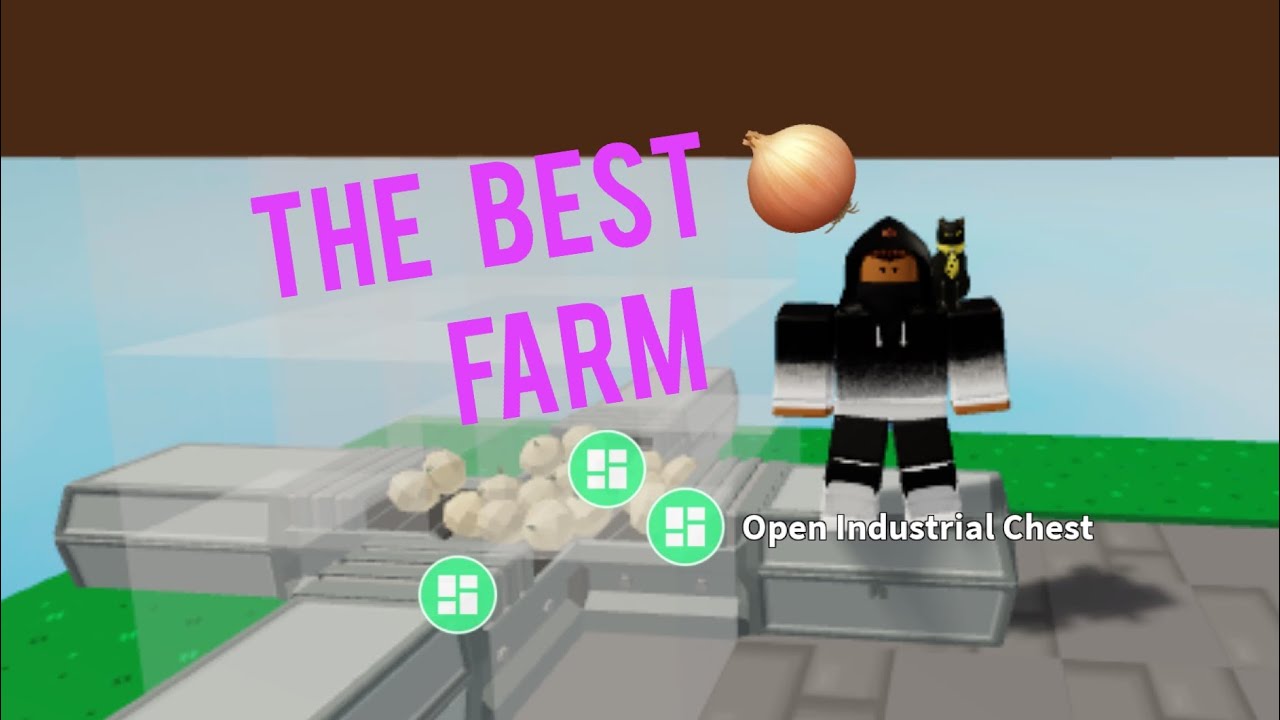 The best onion Farm ( Roblox Skyblock ) YouTube