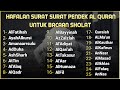 Hafalan Surat Surat Pendek Al Quran Untuk Bacaan Sholat Hafalan Surat Surat Pendek Al Quran Untuk Bacaan Sholat