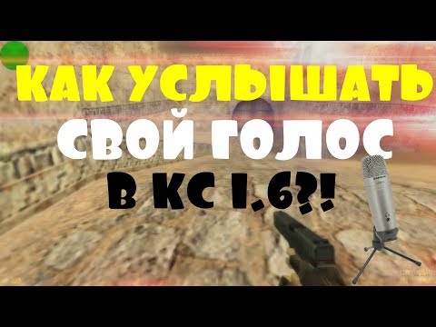 Как слышать себя в кс 1 6