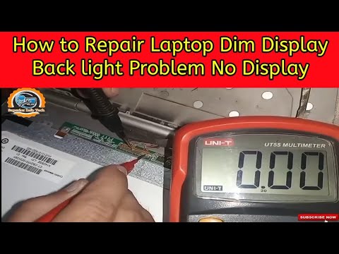 How to Repair Dim Display Back Lights Problem Laptop Screen in Urdu/Hindi