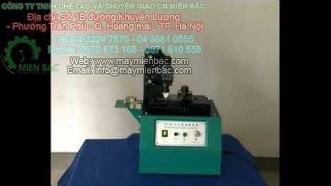 Máy in date mâm xoay DYJ-320 , may in date lên chai lọ nhựa thủy tinh