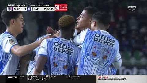 Gol de Kevin Álvarez | Mazatlán 1-2 Pachuca | Liga BBVA MX - Clausura 2023 - Jornada 7