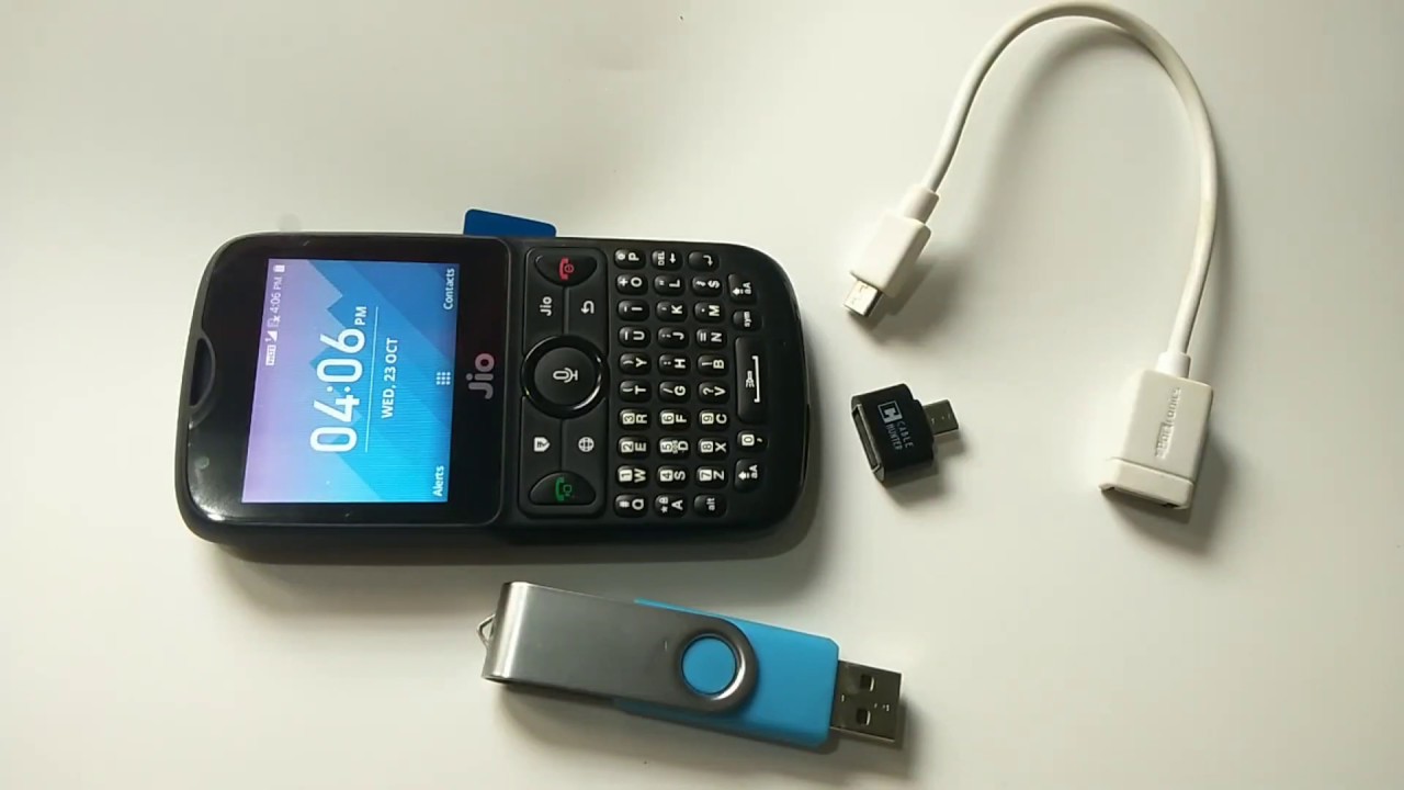 Jio Phone 2 3 USB OTG and USB Storage - YouTube - 