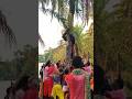 খেজুর সন্ন্যাস 🕉️ || উল্টো হয়ে খেজুর গাছ থেকে নামা || নীল_পূজা #viral_video #shortvideo #foryou