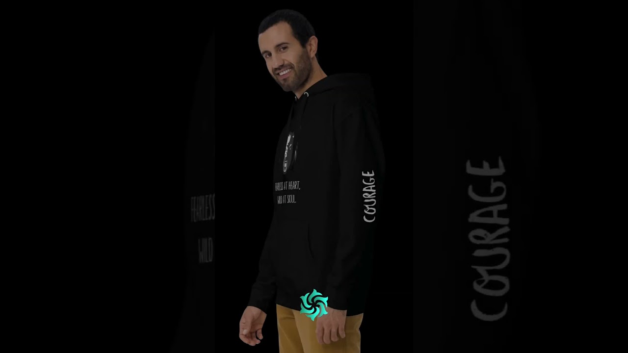 Love the video? You'll love our wolf-designed unisex hoodie even more!