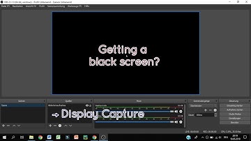 OBS Studio Blackscreen Solution - W10 AMD
