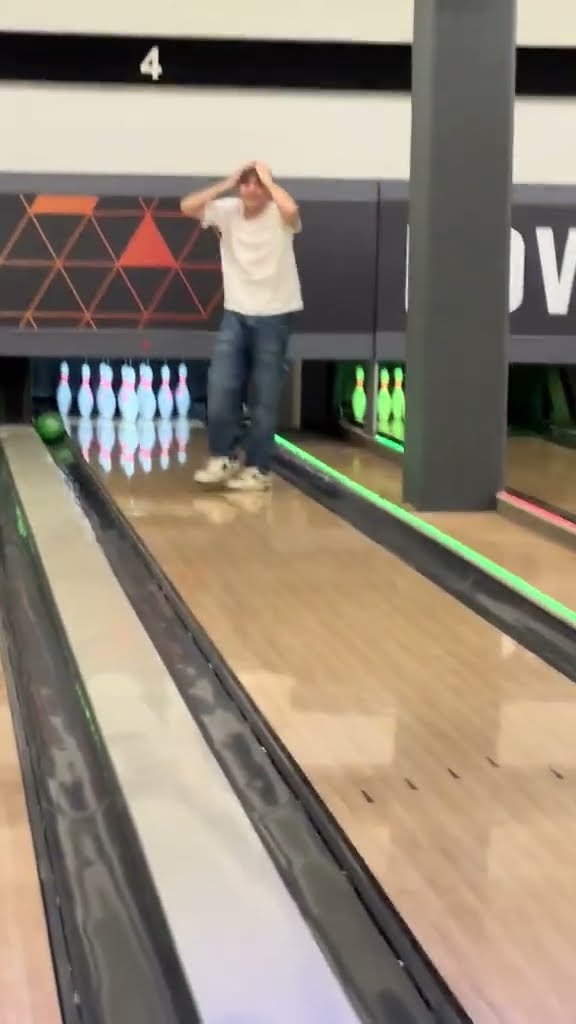 Bowling Cheater Still Can't Knock Pins Over || ViralHog