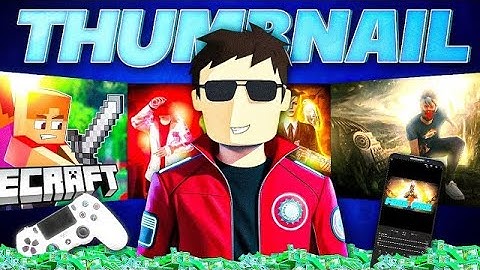 How To Make GAMING Thumbnail Like PRO Using MOBILE !