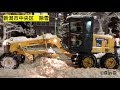 20180111 新潟市中央区 深夜の除雪作業