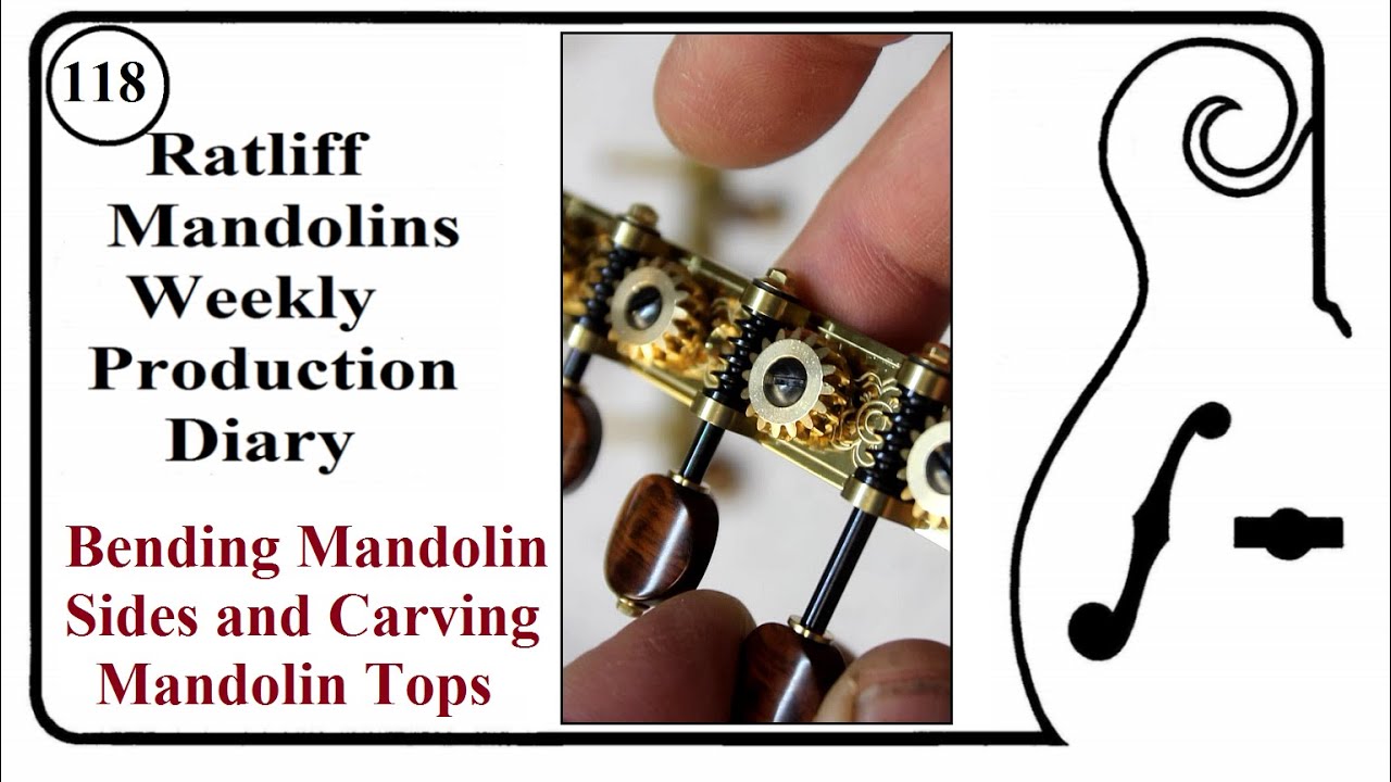 Эпизод 118) Сгибание боковин мандолины и резьба по верхней части мандолины