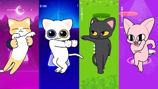 Cartoon Cats: Believer , Dance Monkey , Enemy , Sea Shanty (Cat Cover)