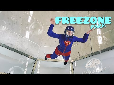 Аэротруба. Первый полёт с Freezone.