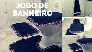 Como fazer de uma toalha 4 peças de um jogo de banheiro – Parte final