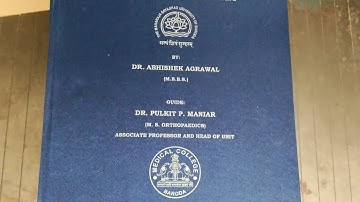 MEDICAL COLLEGE AND S.S.G. HOSPITAL, VADODARA. THESIS BINDING | PROJECT REPORT BINDING.