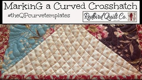 Marking a Curved Crosshatch with The QP Curve Templates