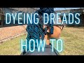 How I dye dreads !