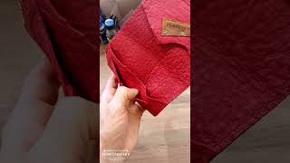 Лягушонка в коробченке #craft #handmadecraft #leather #cover #leathercover #leathercraft #art