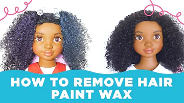 Zoe's Colorful Transformation Part 2: How To Remove Hair Paint Wax