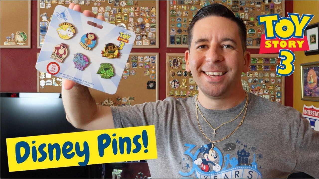 Disney Store TOY STORY 3 Pin Series!