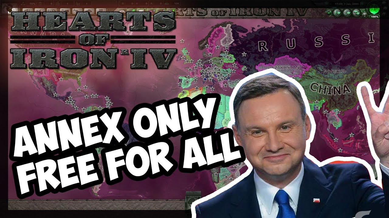 HOI4 Millennium Dawn Chaos ANNEX ONLY! Poland vs Germany [Hearts of
