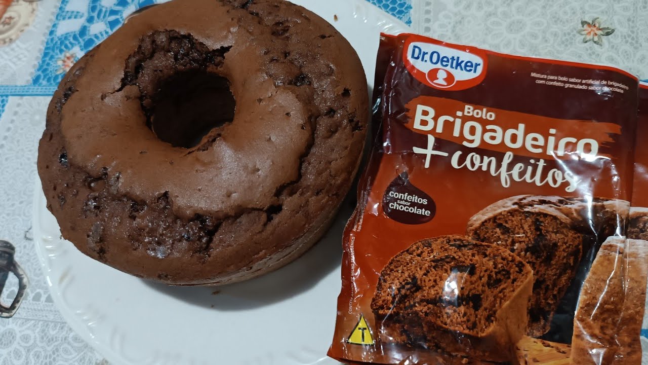 Dr. Oetker Bolo Tradicional Sabor Chocolate, Fácil Preparo