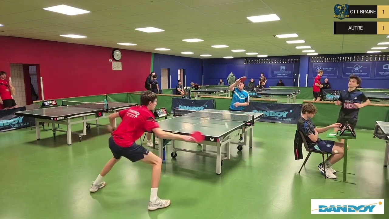 Championnats provinciaux jeunes 25-26 : Alessandro Teixeira (C2) VS Aimé Feyens (C2)