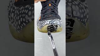 How To Paint Sneaker Soles Black Permanent Nike Foamposite Jordan Restoration Shoe Blackout