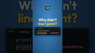 Information Is Python Interpreted or Compiled Then Why Didn't Line 1 Print #Shorts News