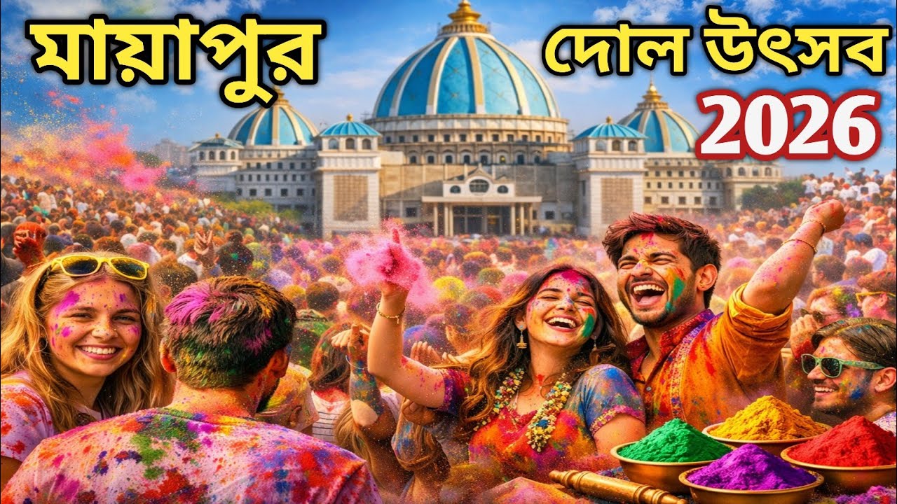 Mayapur Dol Utsav 2026 || মায়াপুর দোল উৎসব 2026 || Mayapur Holi Festival 2026 | Mayapur Dolyatra | 