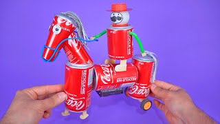 Make An Amazing Diy Toy Horse Recycling Soda Cans