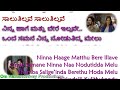 Saaluthillave Karaoke With Lyrics Kannada English |Kotigobba 2 | Kiccha Sudeep, Nithya Menen Mp3 Song