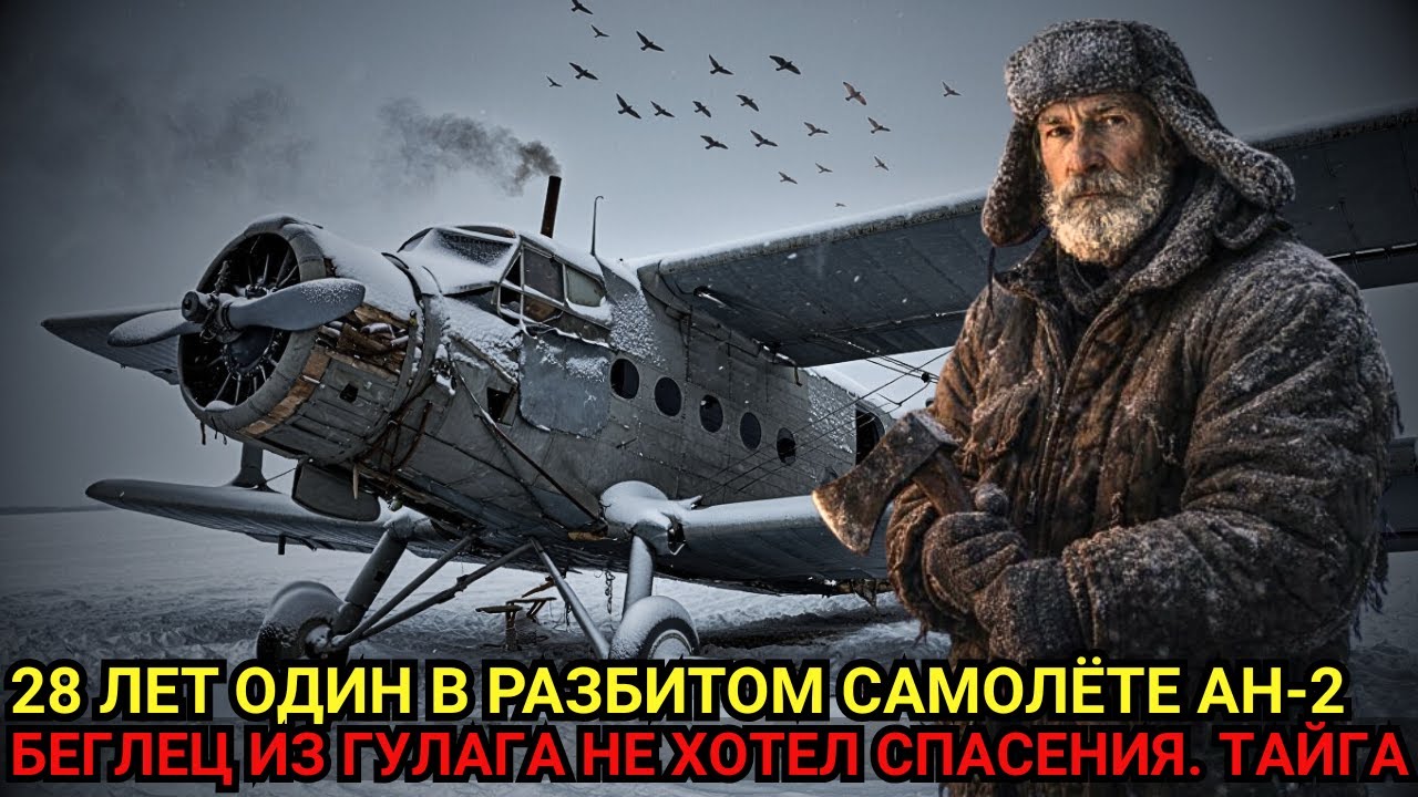 28 ЛЕТ В САМОЛЁТЕ АН-2 ПОСРЕДИ ТАЙГИ: Беглец из ГУЛАГа, которого никто не искал | Реальная история