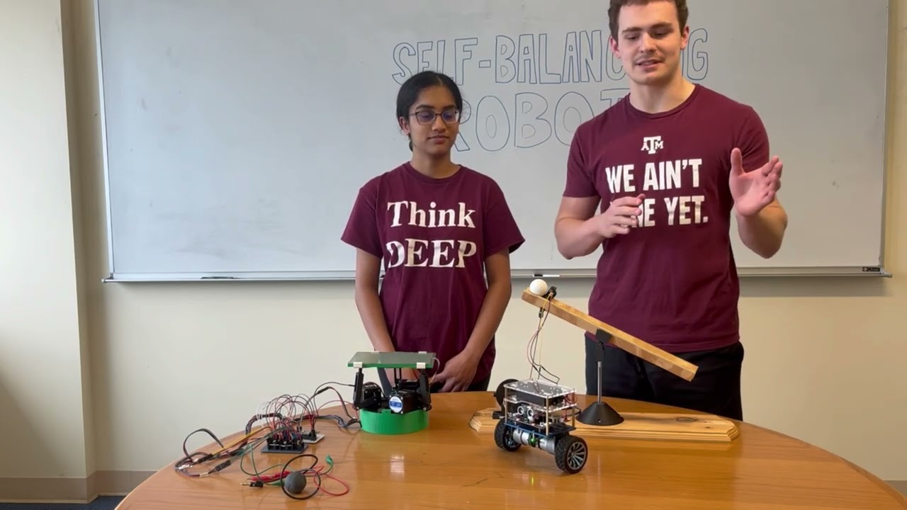 Self Balancing Robots by Rhea Kaithal & Louis Hlavinka (Aj's Group)