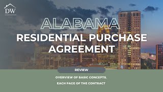 Alabama Residential Purchase and Sale Agreement Training