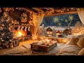 Cozy Christmas Cabin 24 7 Instrumental Happy New Year Christmas Music With Fireplace For Relaxing 