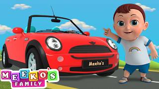 my red car song vehicle songs kids meeko s family
