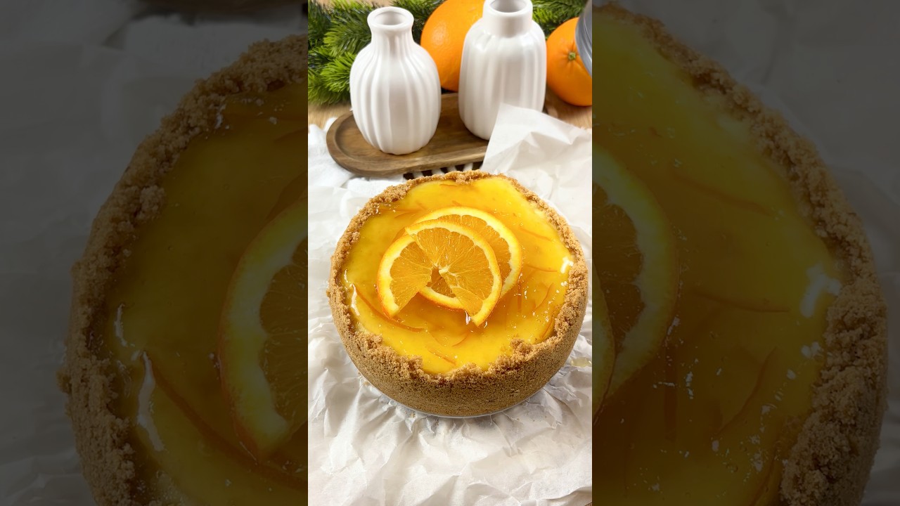 🧀 New York Cheesecake cotta con marmellata di arance 🍊