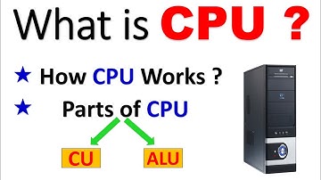 What is CPU? | CPU क्या है? | parts of CPU (ALU & CU) in Detail
